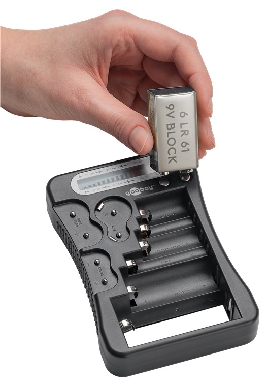 Batteriprovare med LCD-display
