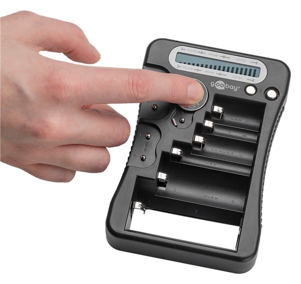 Batteriprovare med LCD-display