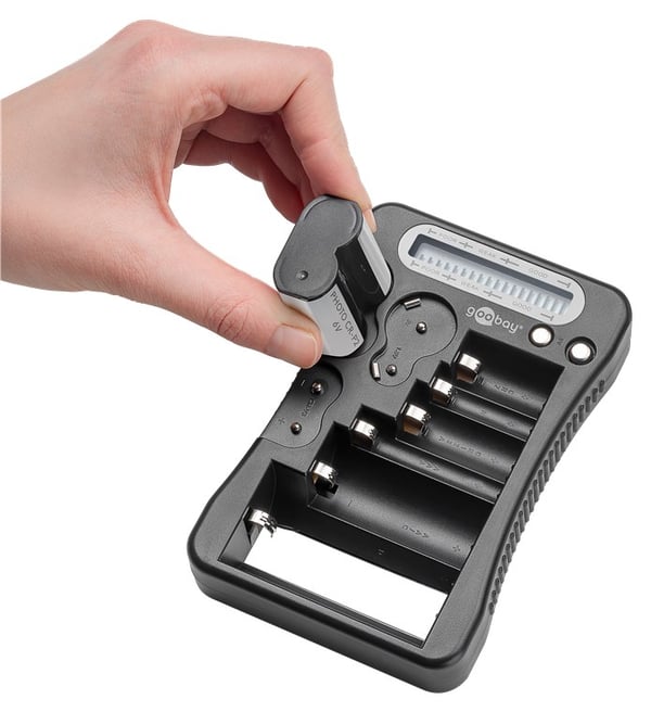 Batteriprovare med LCD-display