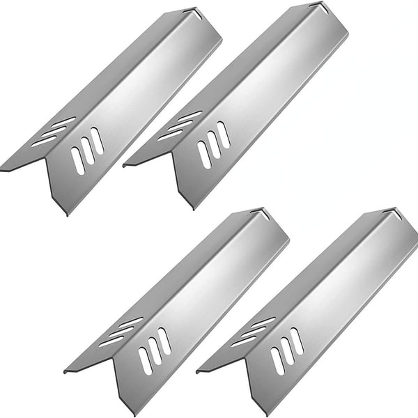 4-Pack grillvarmeplater for Dyna-Glo, Uniflame, Bakgårdsgrill - Sølv