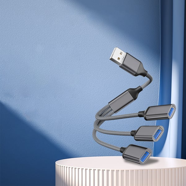 USB till 3-portars USB Splitteradapter