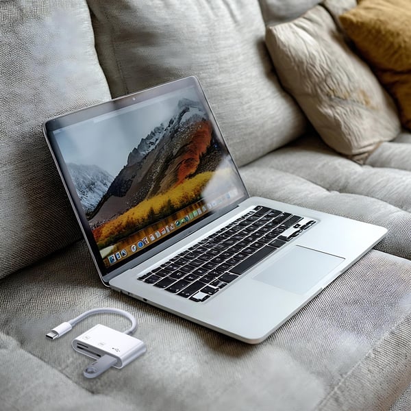 3-i-1 Kortläsare, USB-C till SD/TF/USB