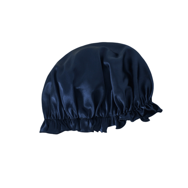 100 % silkkistä unimyssy NavyBlue XL