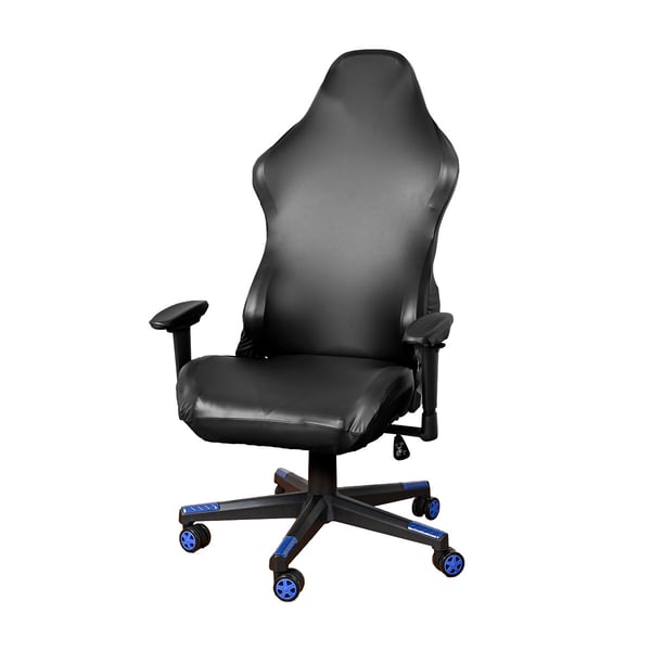 Solid Color PU Leather Gaming Stoltrekk Black Solid Color PU Leather Gaming Stoltrekk Black