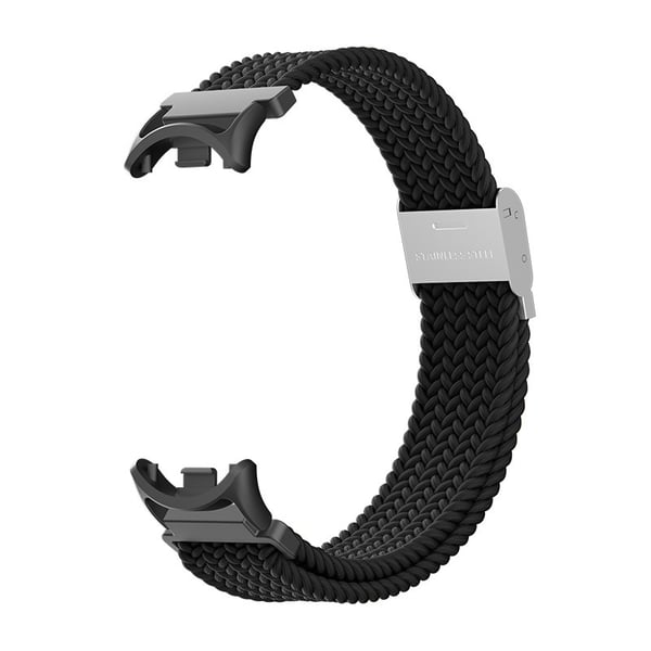 Vevd nylonklokkerem for Xiaomi Mi Band 8/9 Black