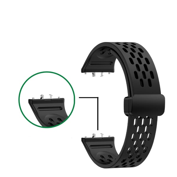Silikoniranneke Samsung Galaxy Fit 3:lle Black