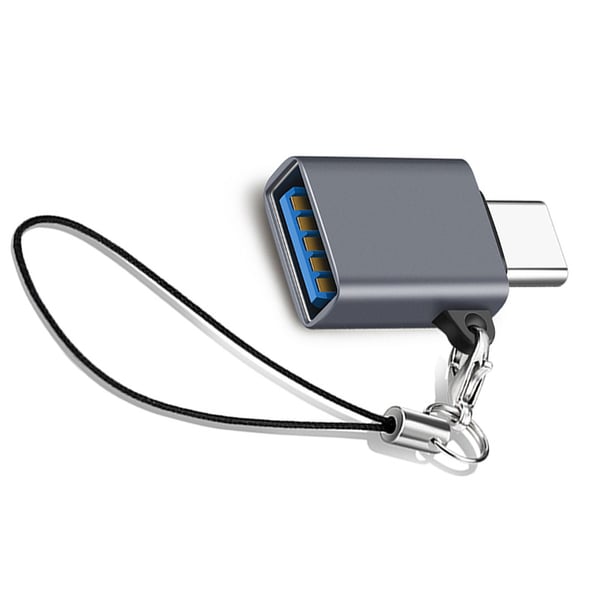 OTG-adapter med rem Grey