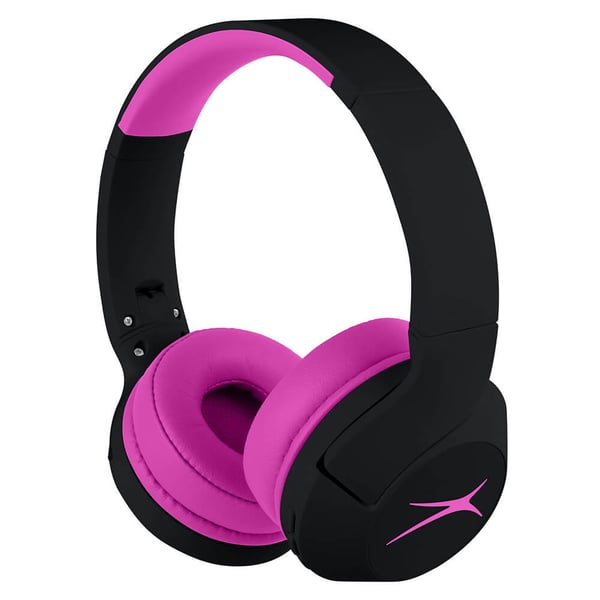 Hodetelefoner Barn ANC trådløs 2i1 On-Ear Rosa