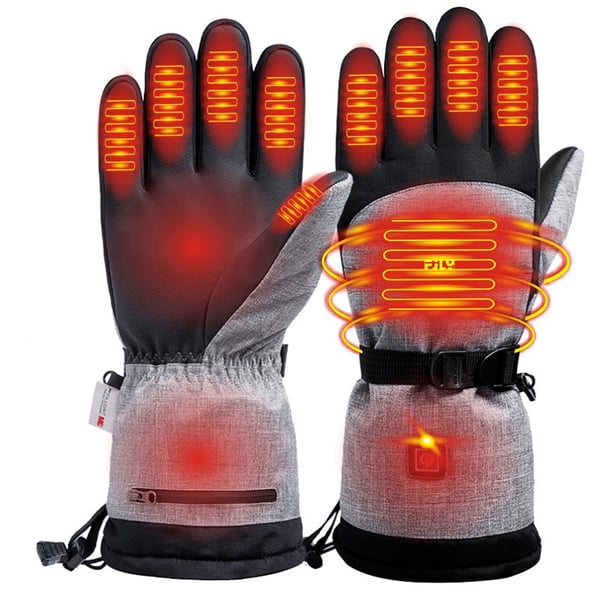 Lämmitettävät lämpökäsineet Yksi koko Gloves + 5000 mAh battery