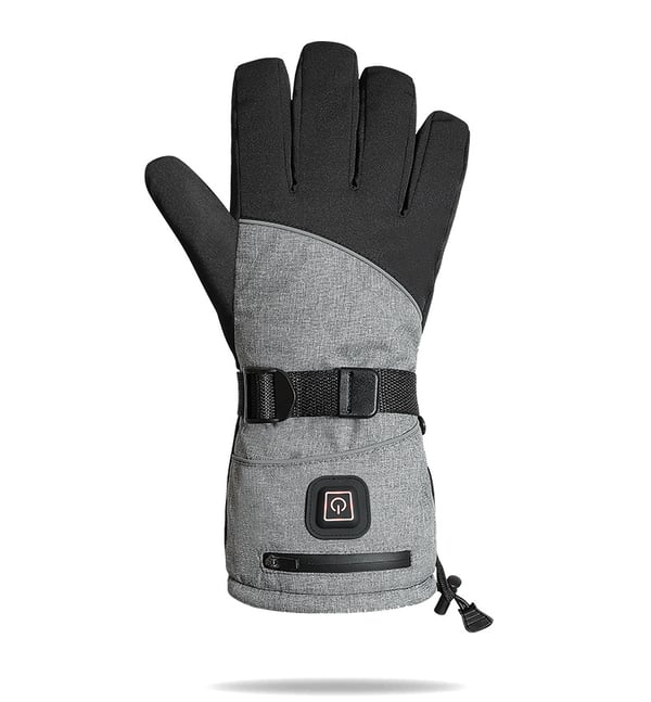 Opvarmede termohandsker One size Gloves + 5000 mAh battery
