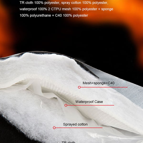 Opvarmede termiske handsker Én størrelse Gloves + 4000 mAh battery