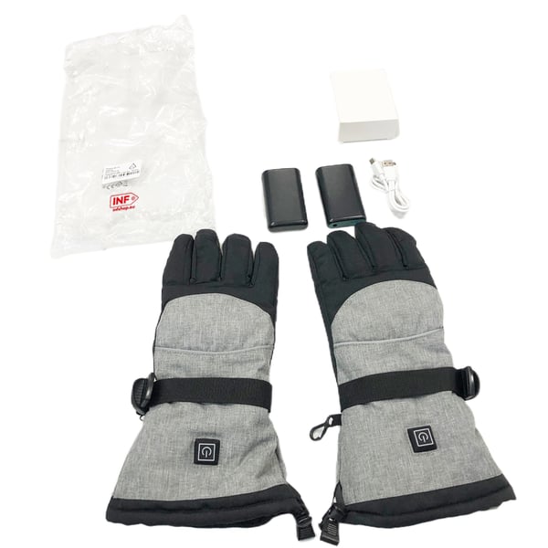 Opvarmede termiske handsker Én størrelse Gloves + 4000 mAh battery