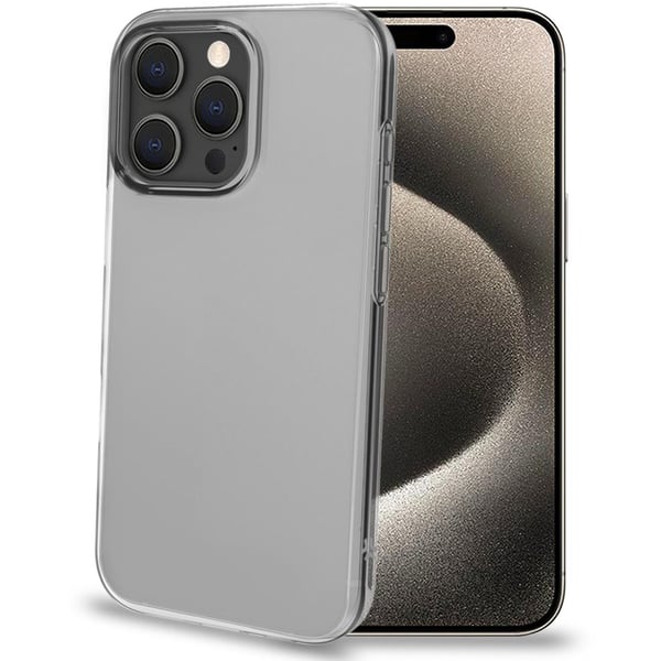 Gelskin TPU-deksel iPhone 16 Pro Gjennomsiktig