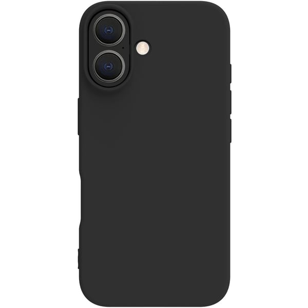 Cromo Soft gummideksel iPhone 16 Black