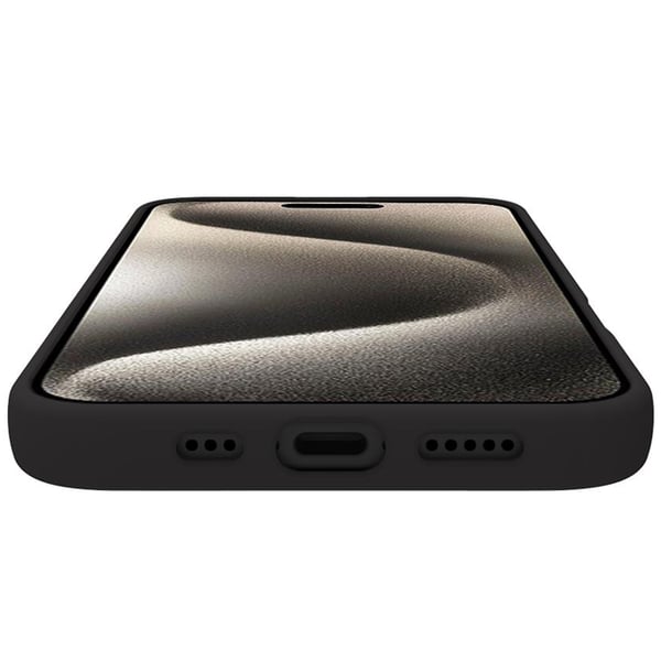 Cromo Soft gummideksel iPhone 16 Black