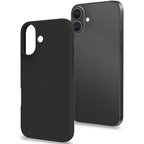 Cromo Soft gummideksel iPhone 16 Black