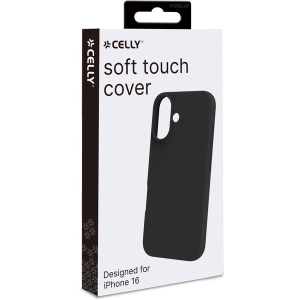 Cromo Soft gummideksel iPhone 16 Black