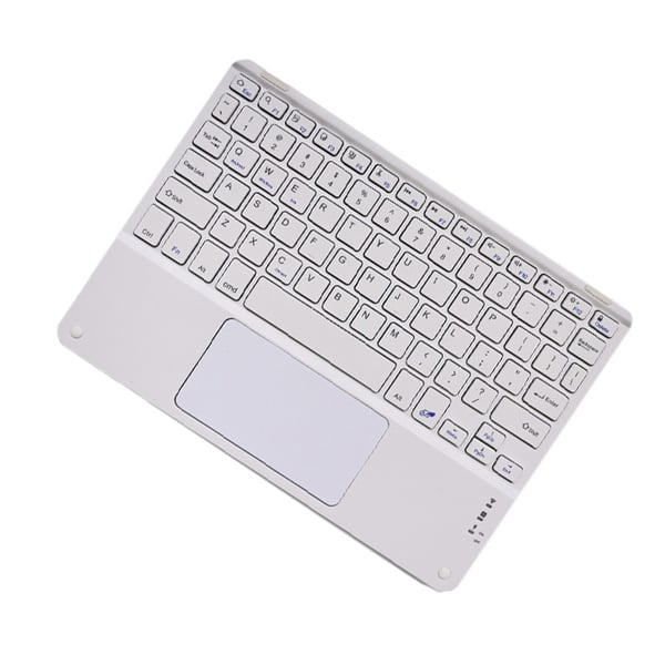 Trådløst styreplate-tastatur for nettbrett White L