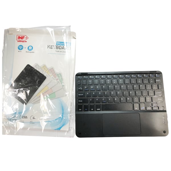 Trådløst styreplate-tastatur for nettbrett Black L