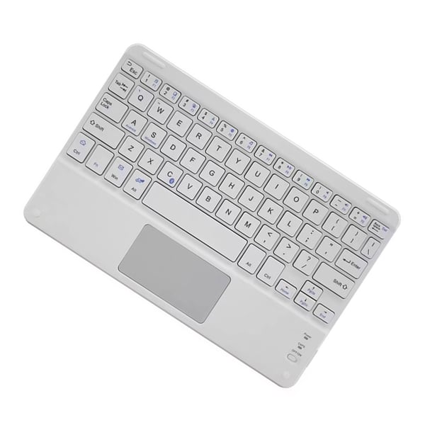 Langaton kosketuslevynäppäimistö tableteille White M