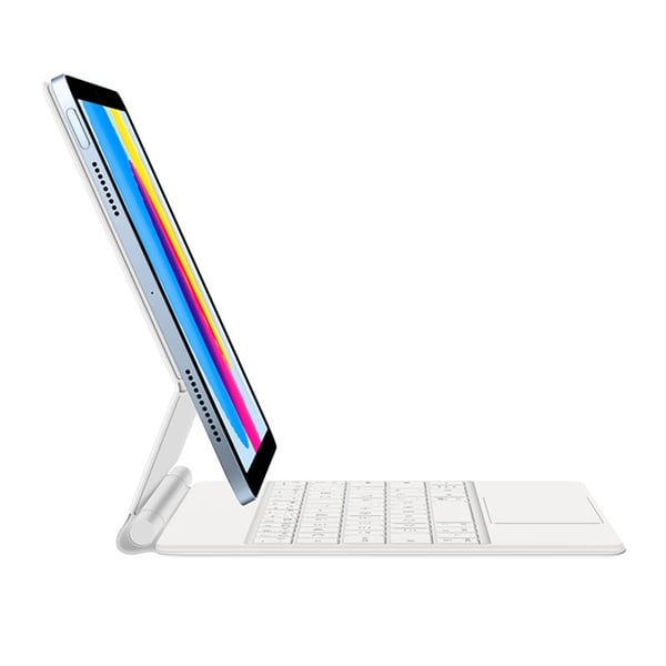 Suojakotelo iPadille Bluetooth-näppäimistöllä White iPad Pro 11 M4 2024