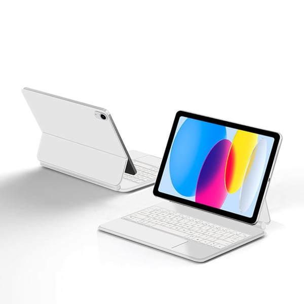Suojakotelo iPadille Bluetooth-näppäimistöllä White iPad Pro 11 M4 2024