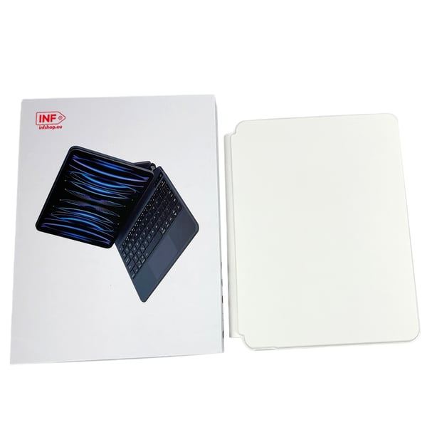 Suojakotelo iPadille Bluetooth-näppäimistöllä White iPad Pro 11 M4 2024