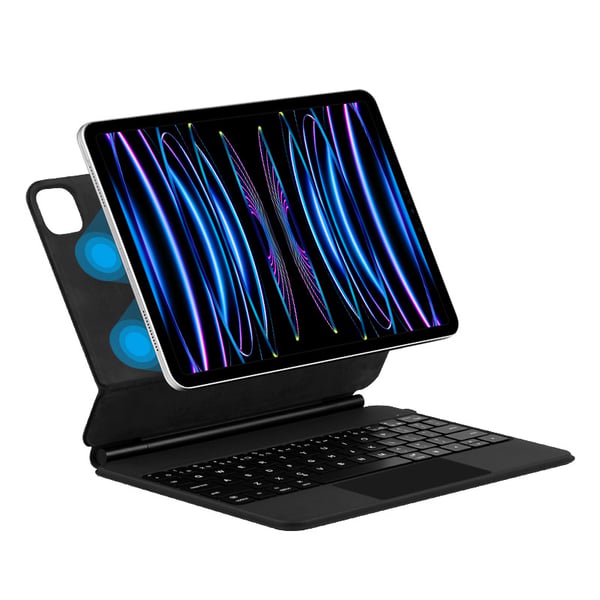 Suojakotelo iPadille Bluetooth-näppäimistöllä DarkGrey iPad Pro 11 M4 2024