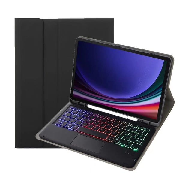 Beskyttende etui med tastatur for Samsung Galaxy Tab Samsung Galaxy Tab S7+/S7 Plus Beskyttende etui med tastatur for Samsung Galaxy Tab Samsung Galaxy Tab S7+/S7 Plus