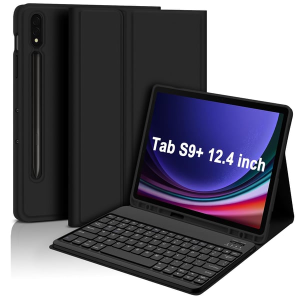 Beskyttende etui med tastatur for Samsung Galaxy Tab Samsung Galaxy Tab S7 FE 5G 12.4