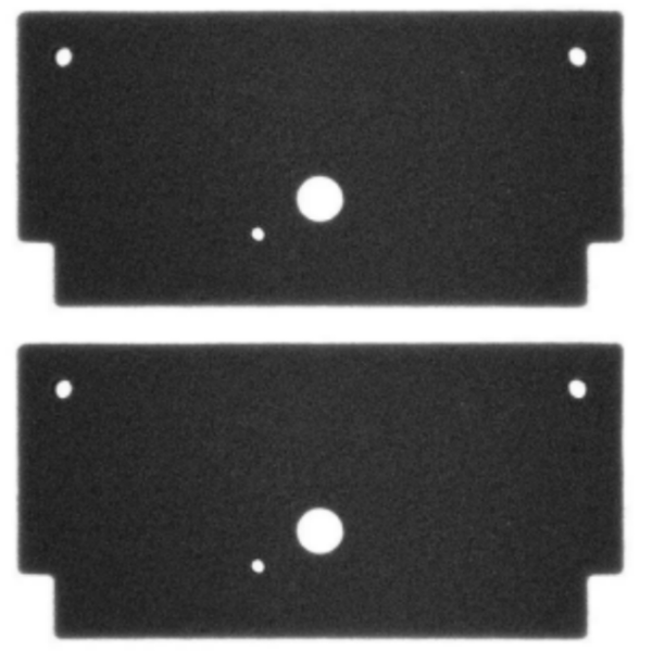 Bosch 12022801 -kuivausrummun PU-suodatin 2-Pack