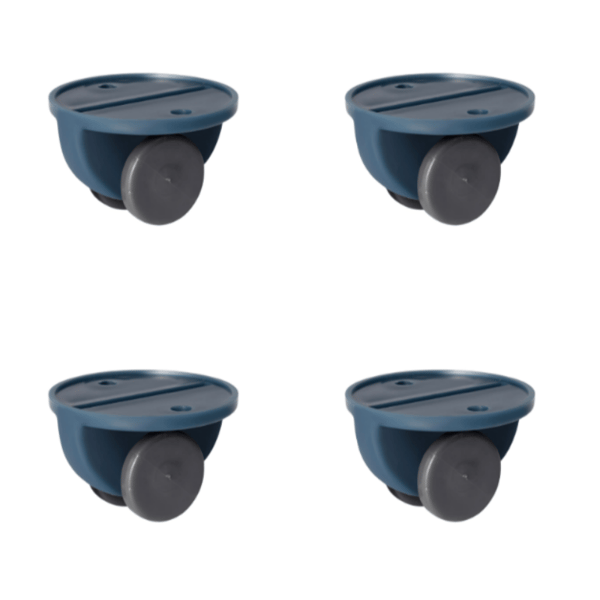 Allsidige selvklebende og svingbare hjul Blue