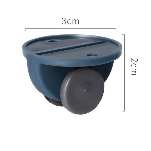 Allsidige selvklebende og svingbare hjul Blue
