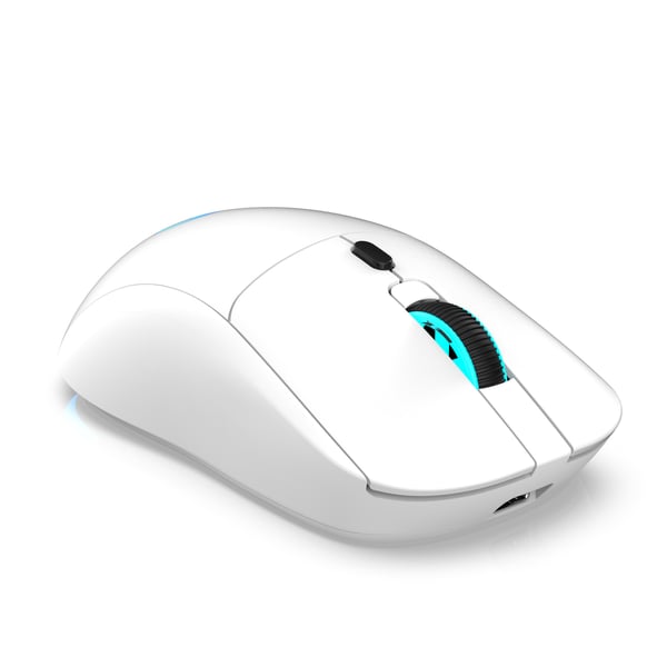 Trådløs mus - Oppladbar 2.4G White