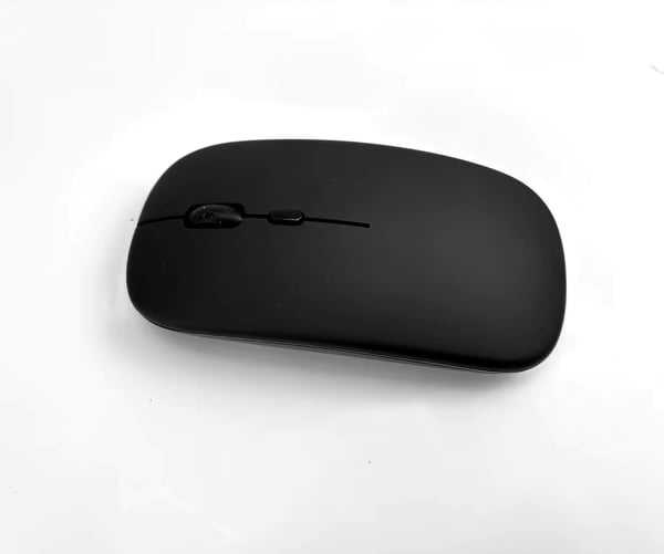 Trådløs mus 2.4G - Lydløs optisk computermus Black