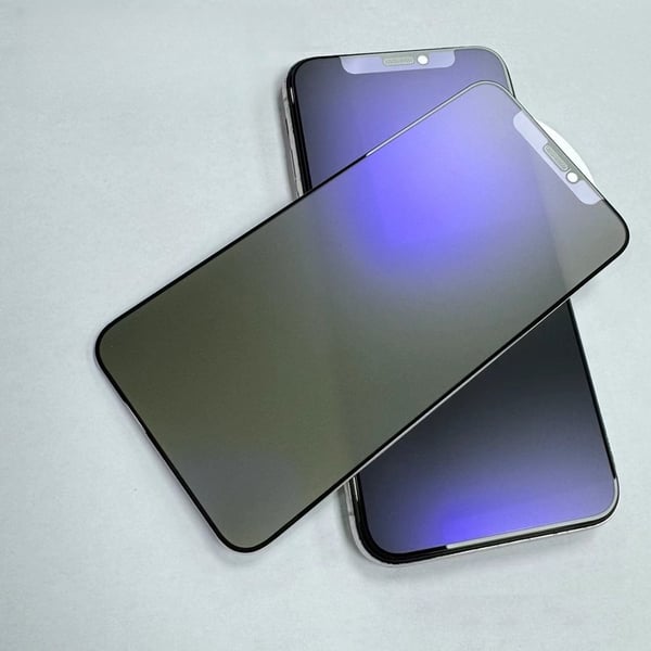 2-paknings personvernskjermbeskytter for iPhone - Anti-spion herdet glass iPhone 15 Pro