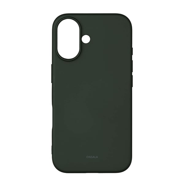 Mobildeksel med silikonsfølelse Olive Green - iPhone 16
