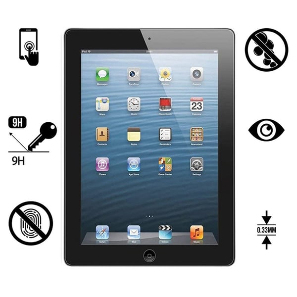 Krystallklar skjermbeskytter i herdet glass for iPad (2-pakning) iPad 10 10.9inches