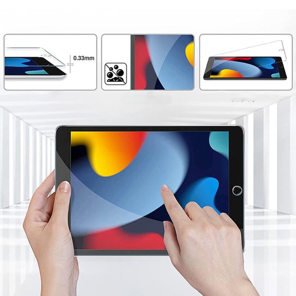Krystallklar skjermbeskytter i herdet glass for iPad (2-pakning) iPad 10 10.9inches