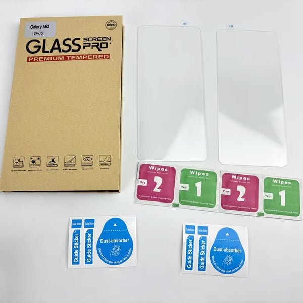 2-pakning skjermbeskytter for Samsung Galaxy-serien, herdet glass Samsung Galaxy A53 5G