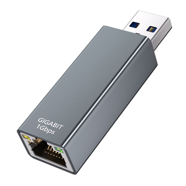 USB 3.0 Gigabit Ethernet-kabel til RJ45 nettverkskonverter