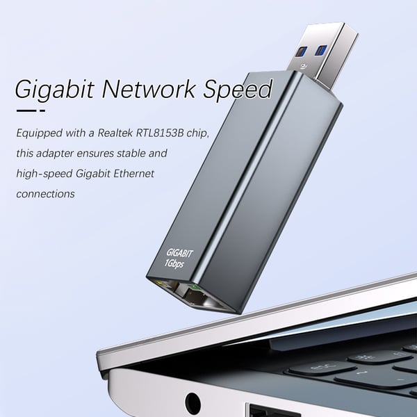USB 3.0 Gigabit Ethernet-Kabel till RJ45 Nätverkskonverterare