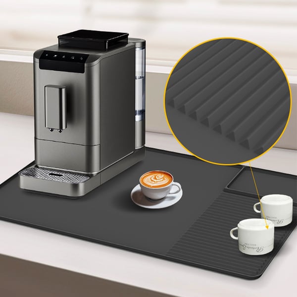 Matte til kaffemaskin Black