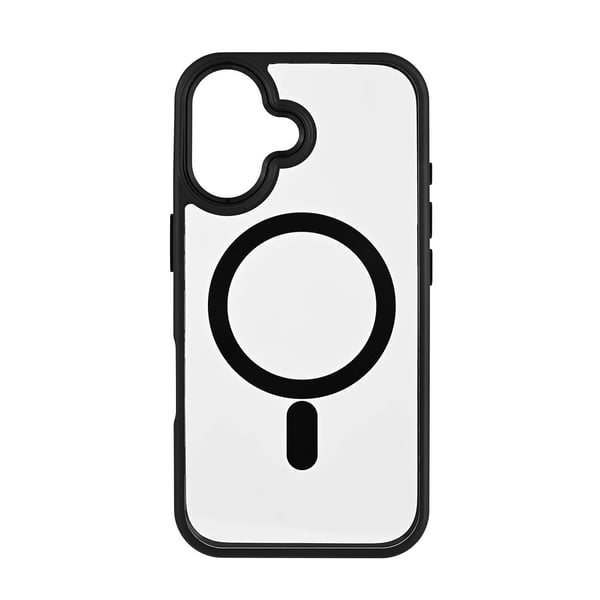 Mobildeksel Bumper MagSeries Svart & Klar - iPhone 16