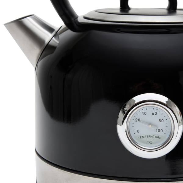 Vedenkeitin Retro 1,7L VK401 Musta