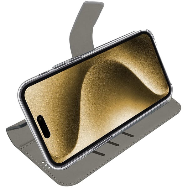 Wally Wallet Case iPhone 16 Plus Black
