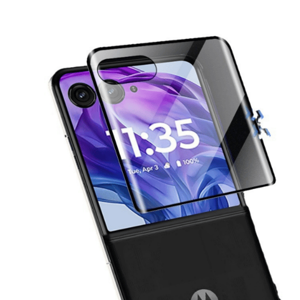 Karkaistusta lasista valmistettu näytönsuoja Motorola Razr 50 /Razr 2024:lle Motorola Razr 50 /Razr 2024