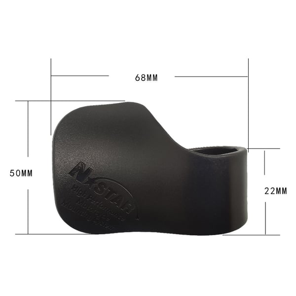 Gasshjelp for motorsykkel, universell passform for de fleste motorsykler Black