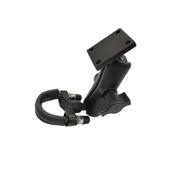 Kulehodebrakett i aluminium i T-form med 9 cm stang