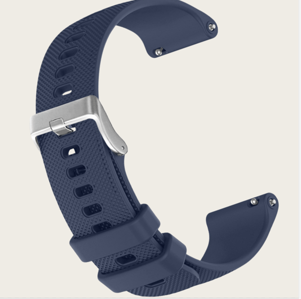 Silikonerem til Samsung Watch 4 med gitterdesign DarkBlue XL